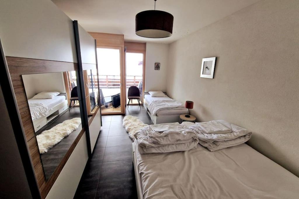 Superbe Appartement Champex-Lac Avec Piscine Et Sauna Ngoại thất bức ảnh